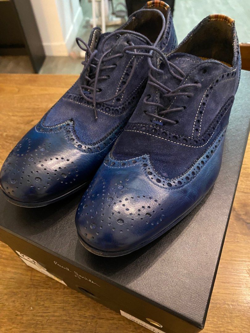 Paul Smith Miller Navy Suede shoes not herring Alden tricker