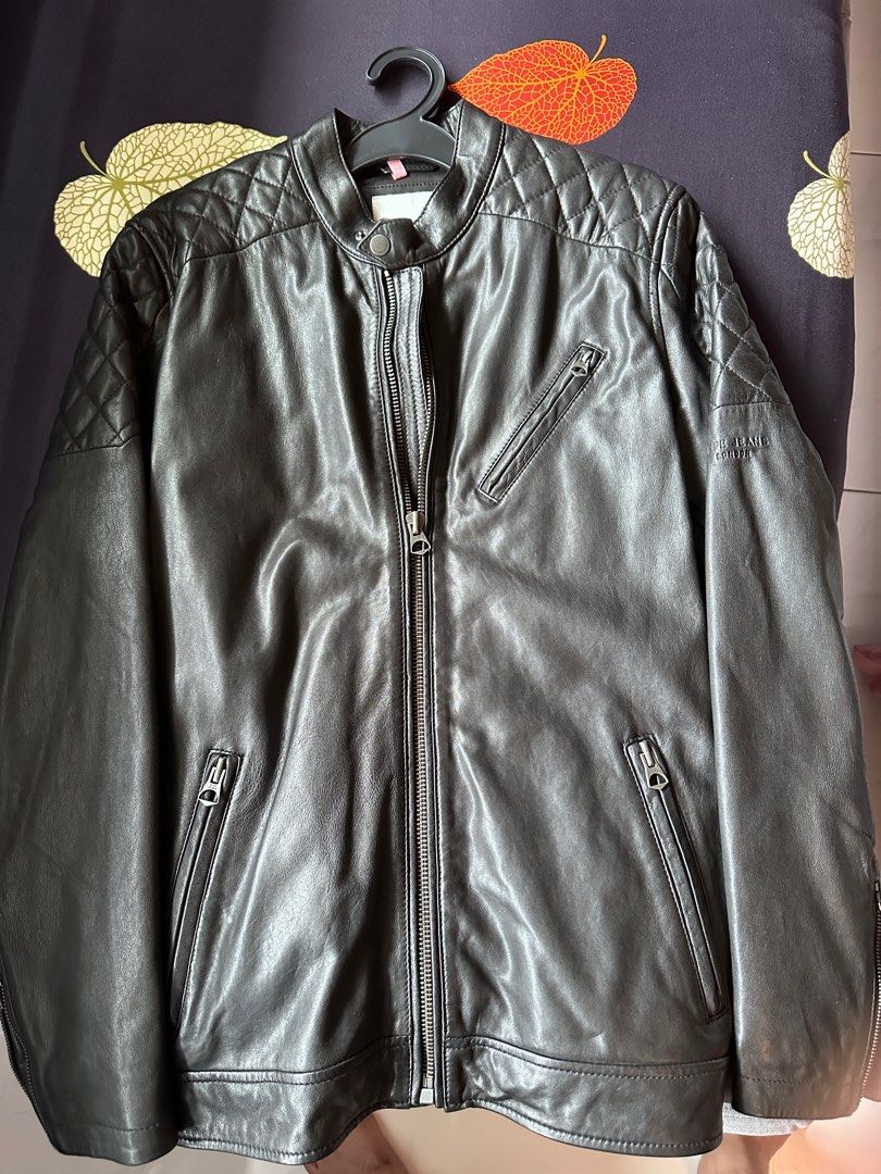 Pepe Jeans London Leather Jacket
