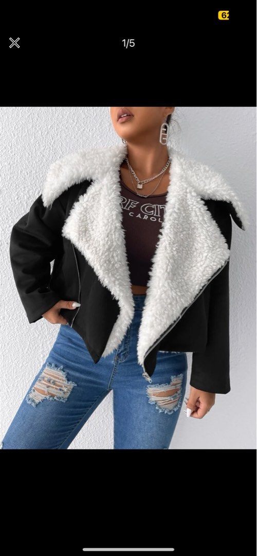 Waterfall teddy faux fur jacket hot sale