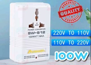 Power Voltage Converter Transformer 110/120V To 220/240V and 220/240V To 110/120V