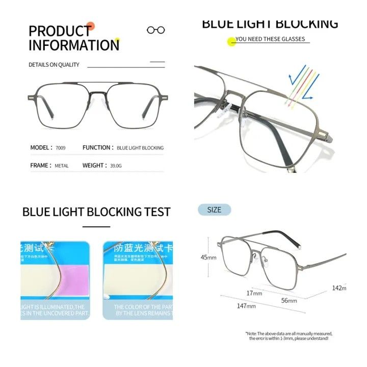 Titanium Aluminum snap on Glasses Frame Men Polarized Nignt