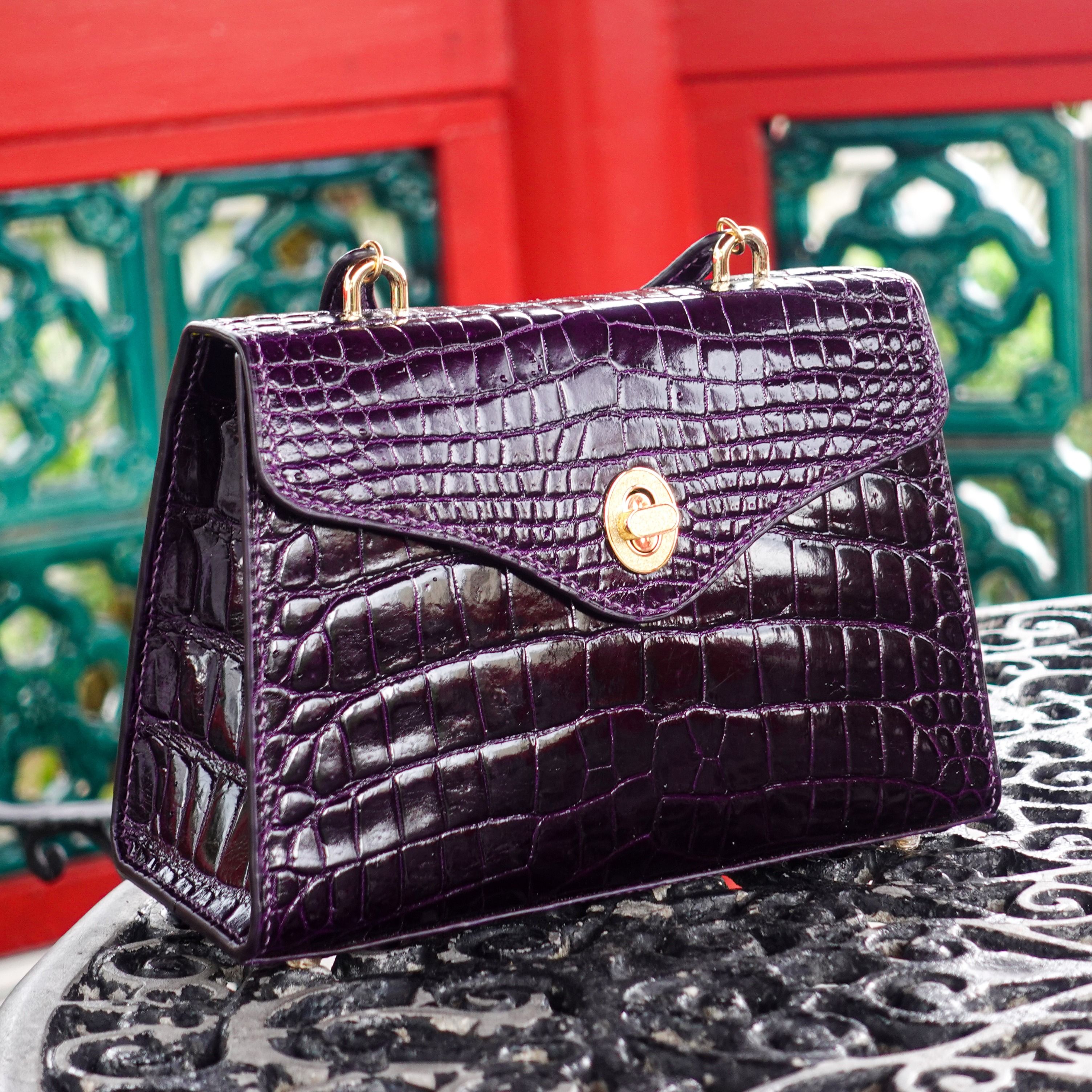 Genuine crocodile bag hot sale