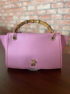 Plinio Visona Genuine Ostrich Leather Handbag Gorgeous 