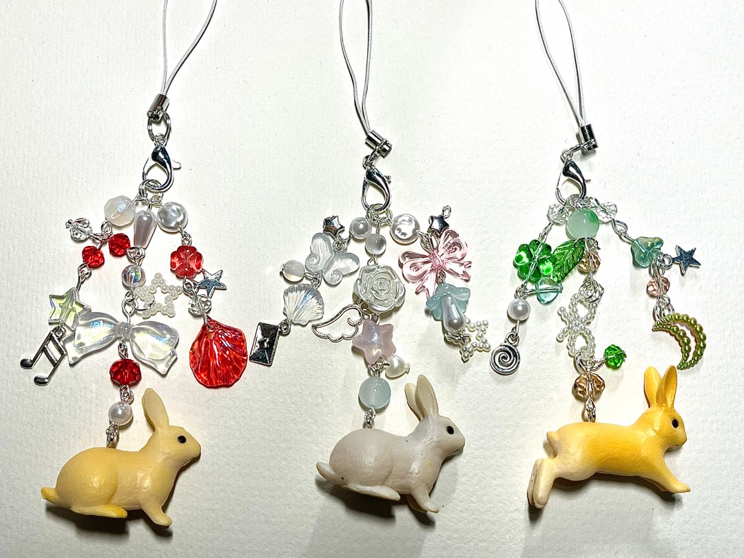 Swamp Rabbits Keychains rabbit keychains, Women's Fashion, Jewelry & Organisers, Charms on ...