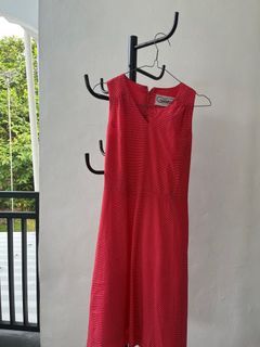Red dress, Vintage