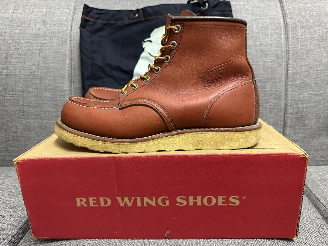 Red Wing Shoes 8131 US7.5 Men Boots Classic 紅翼方頭875同款木村