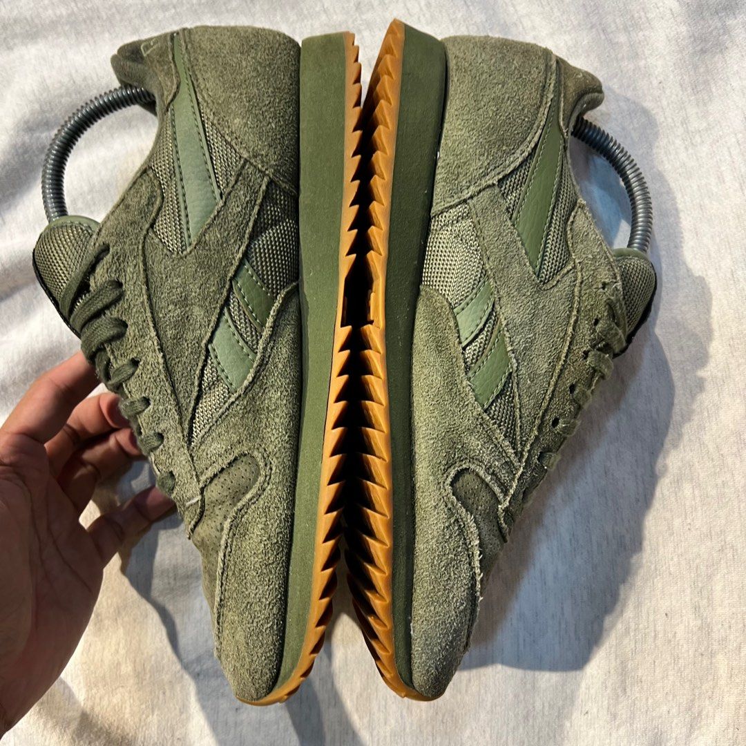Reebok leather kaki best sale