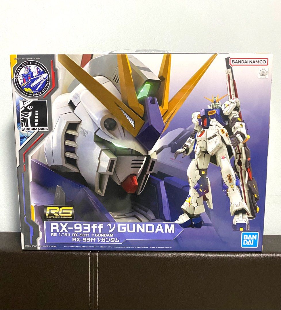 RG 1/144 RX-93ff ν GUNDAM (Category: Toys & Games) located in Singapore. Submitted by Kaiseng99 (Listing ID 1243598804, Image 1). Description: Brand New Runner Sealed, Collect at Jurong East Mrt or Delivery Courier can be arrange extra $5 only, get 3 pcs or above will be Free Delivery to your Doorstep..