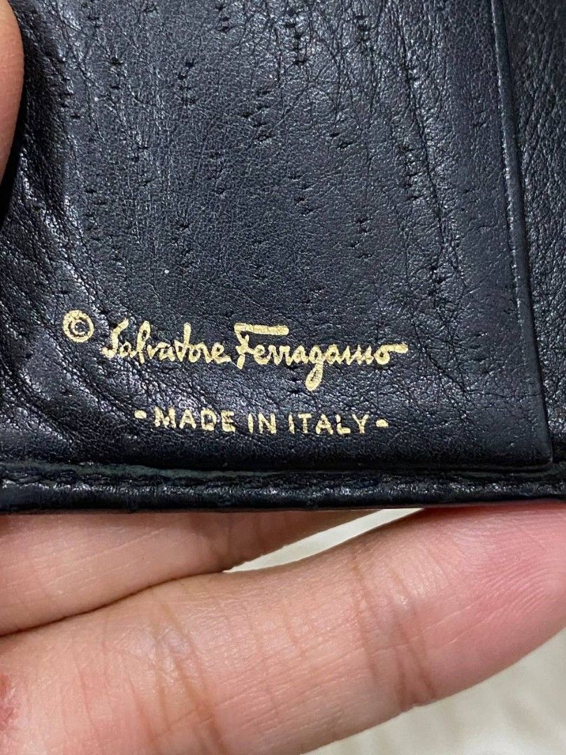 Salvatore ferragamo wallet serial number deals