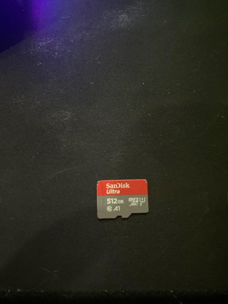 Sandisk Ultra 512gb sd card for sale (used), Computers & Tech, Parts