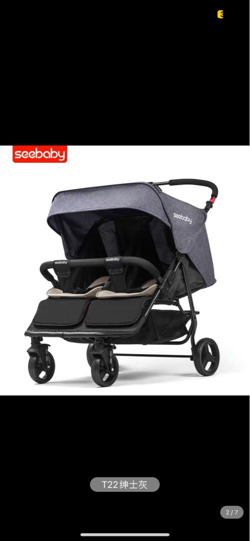 Seebaby double stroller t22 review hot sale