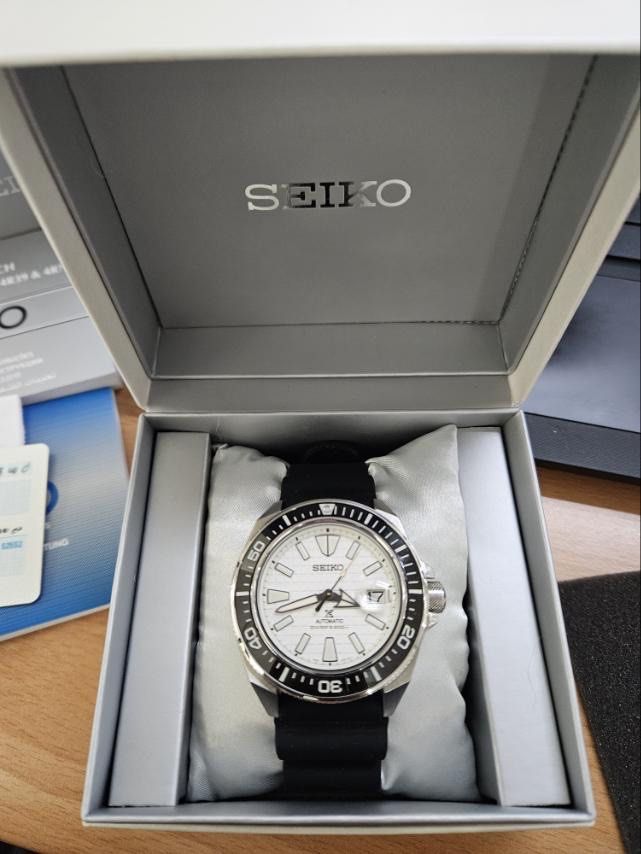 King samurai sales white dial