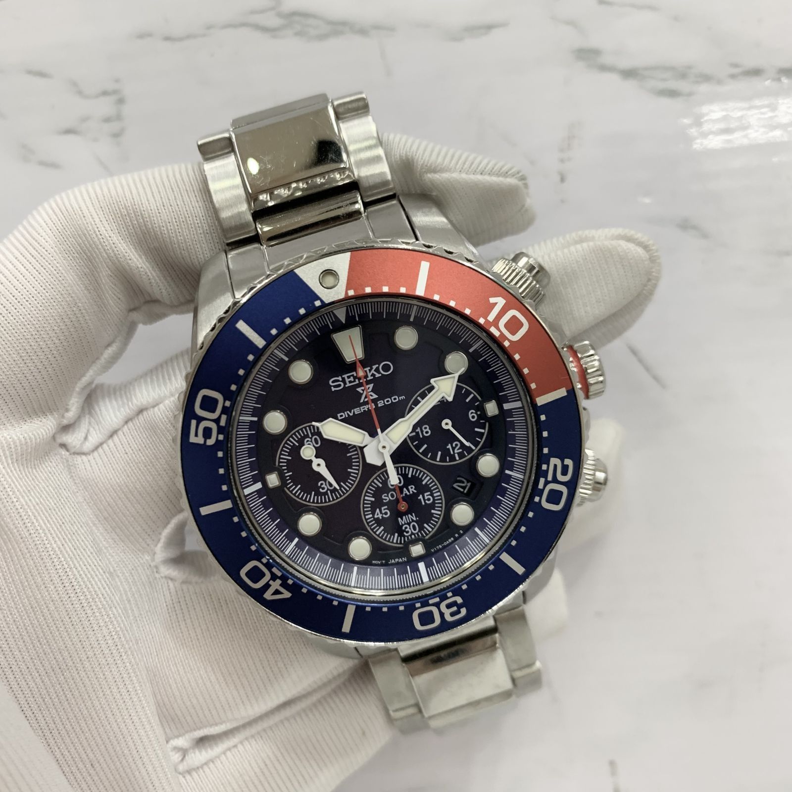 Seiko prospex v175 hot sale