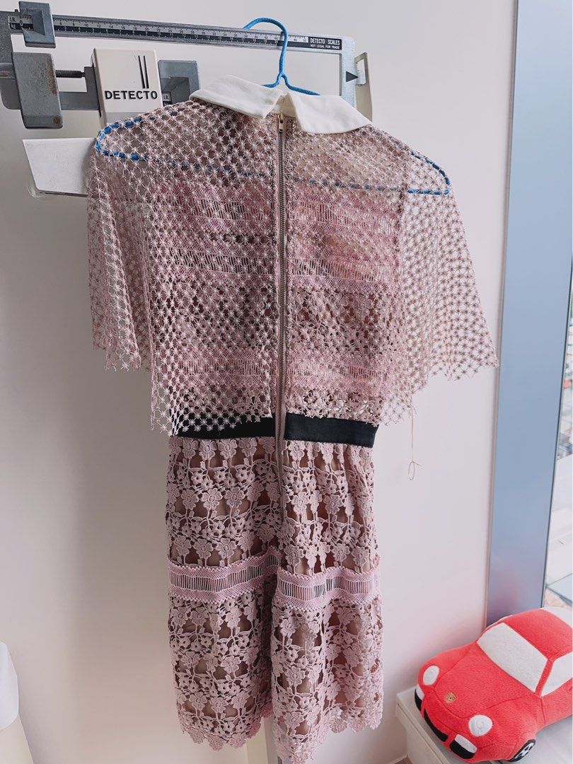 Self portrait floral vine cape mini dress sale