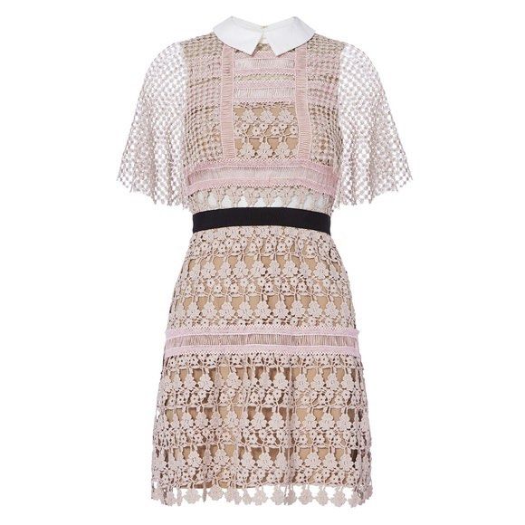 Self portrait floral deals vine cape mini dress