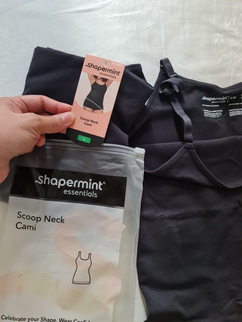 Shapermint black cami, Women's Fashion, New Undergarments & Loungewear on  Carousell
