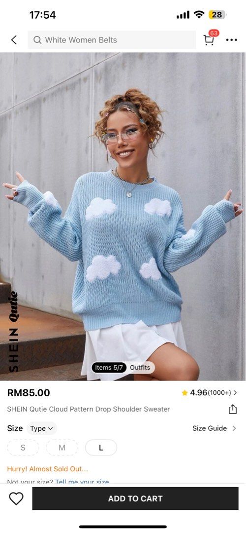 Shein knitwear deals