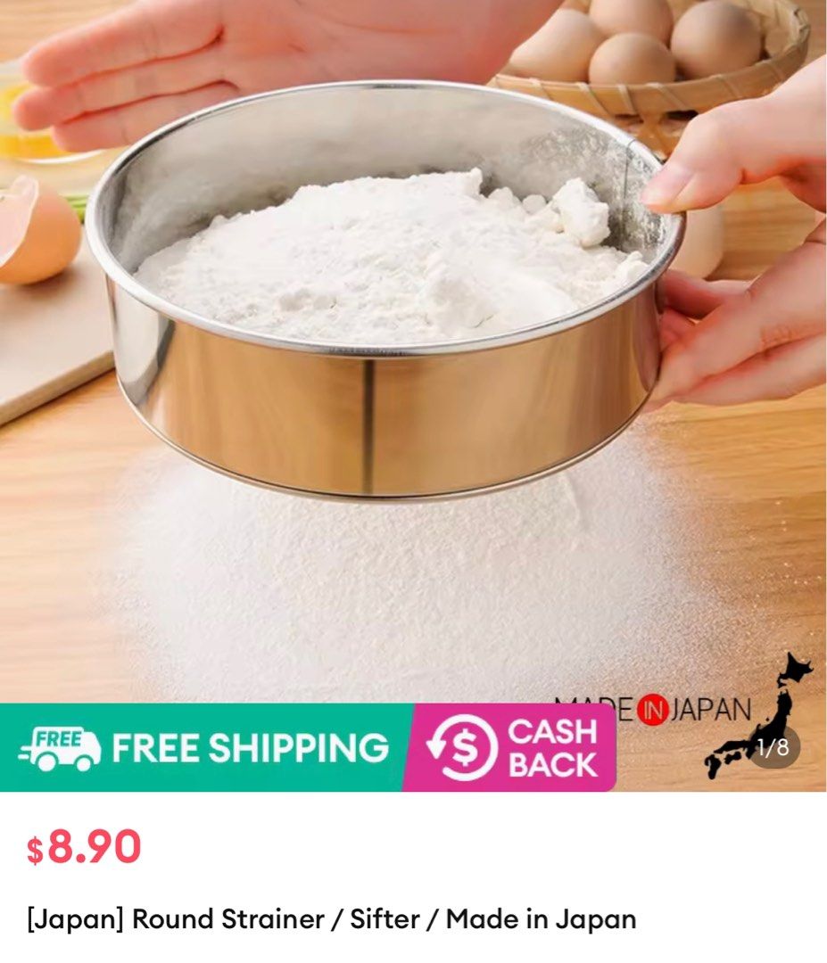 Relax love Flour Sifter Stainless Steel Handheld Flour Sifter Baking Sieve  Cup with Hand Press Design Fine Mesh Sieve for Flour Powdered Sugar Baking  Powder - Walmart.com