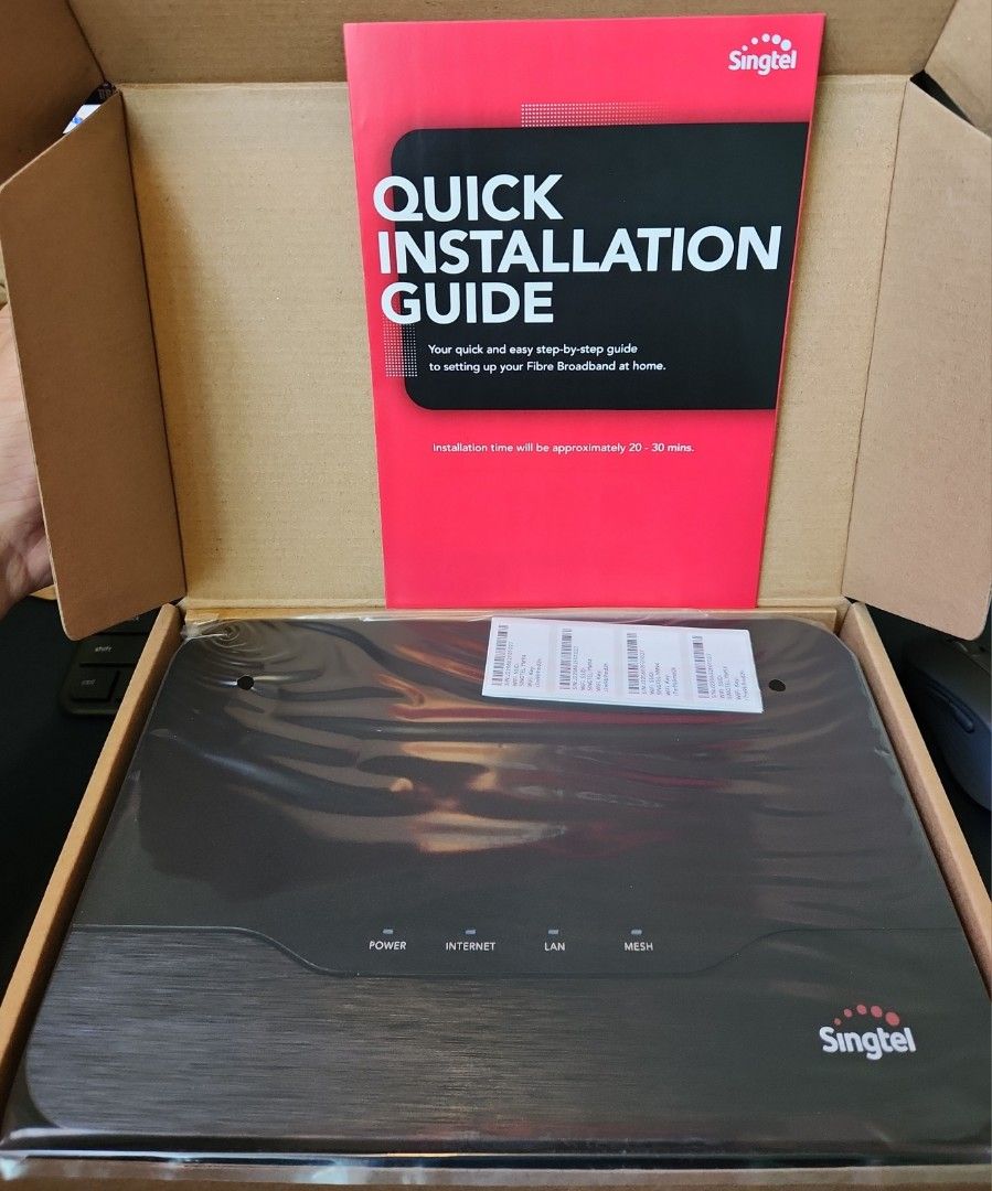 Singtel Mesh Router, Computers & Tech, Parts & Accessories, Networking