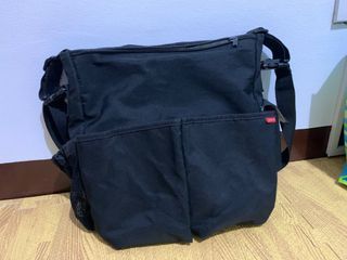 Skip Hop Duo Signature Diaper Bag Shoulder Bag Messenger Black