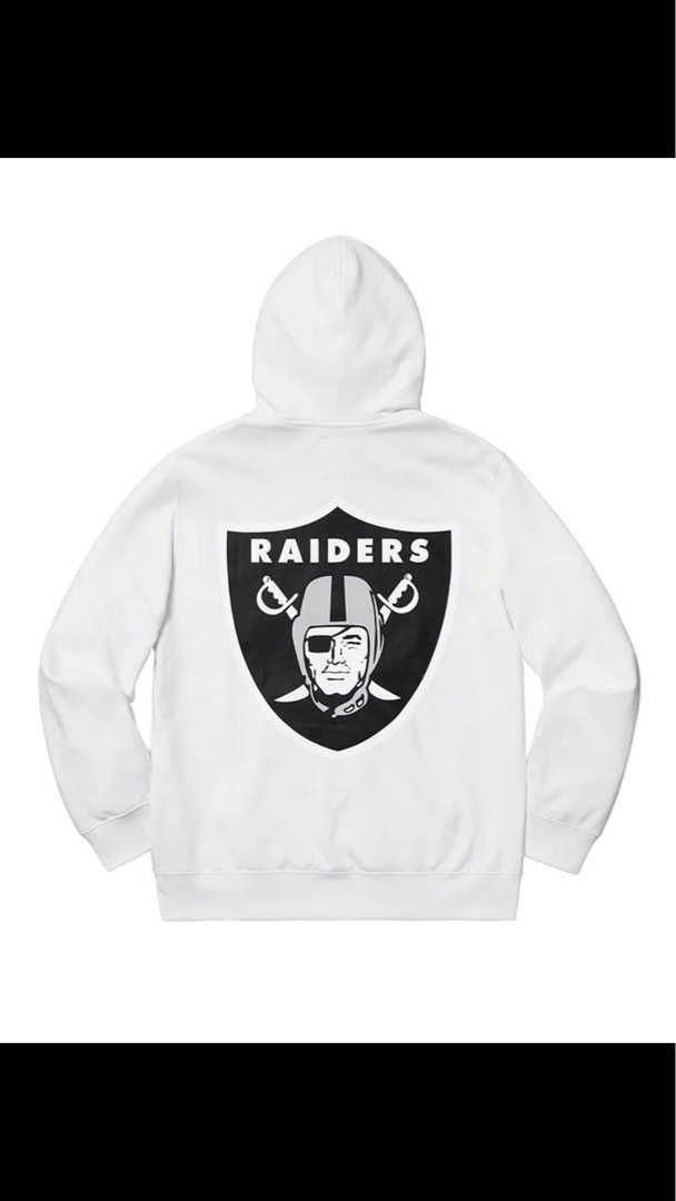 Supreme NFL x Raiders x '47 Hooded Sweatshirt Black Men's - SS19 - US