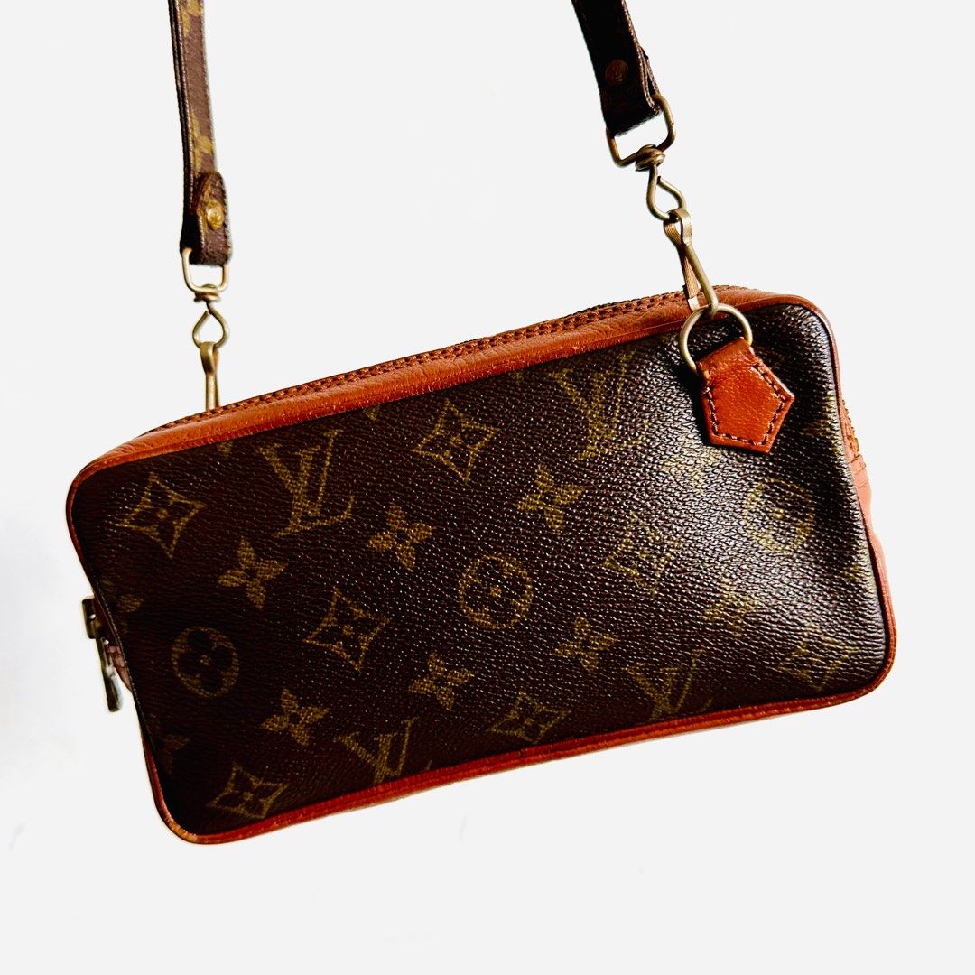 Louis Vuitton LV Mini  Monogram Logo Vintage Shoulder Sling Bag