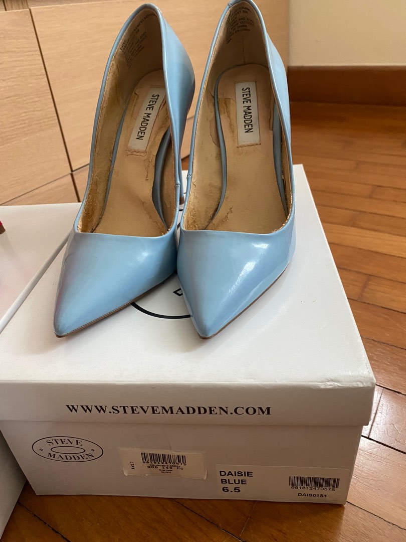 dusty blue steve madden heels