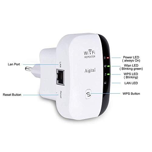 Aigital WLAN Repeater 300 Mbit s WLAN Signal Amplifier Access