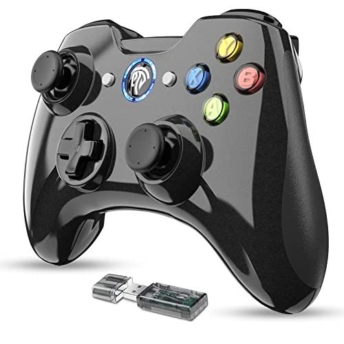 EasySMX Wireless Game Joystick Controller, 2.4G Wireless Gamepad Joystick  PC, Dual Vibration, 14 Hours of Playing for PC/Steam/PS3/TV BOX/Nintendo