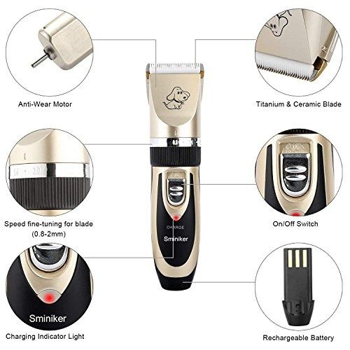 sminiker pet hair clipper pro