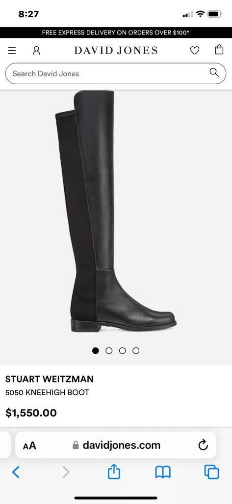 Stuart weitzman knee high boots Women s Fashion Shoes on Carousell