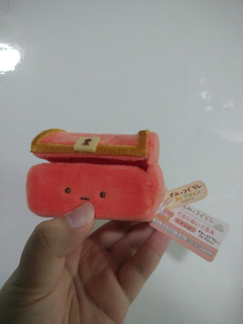 Sumikko Gurashi Treasure Chest (Rare) (Category: Designer & Blind Box Toys) located in Taytay. Submitted by chukobyninjajaaaan (Listing ID 1243649566, Image 1). Description: BAWAL SA MAARTE! The item is pre-loved so manage your expectations. What you see is what you get. Since the item is pre-loved, buy at your own risk. Selling it as is condition. Thanks for understanding. Please read and understand the policy before making an offer. Once you ma