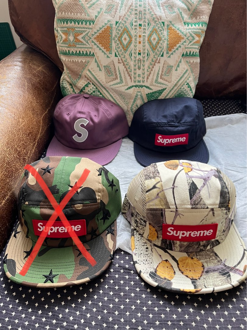 Supreme Camp Cap, 名牌, 服裝- Carousell