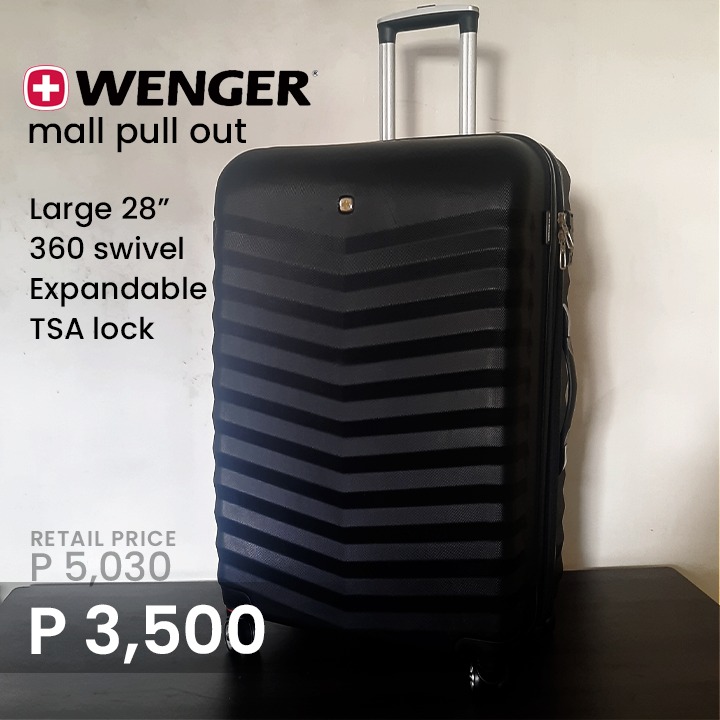 Swiss Wenger Extra Large Luggage Brandnew mall pull out on Carousell