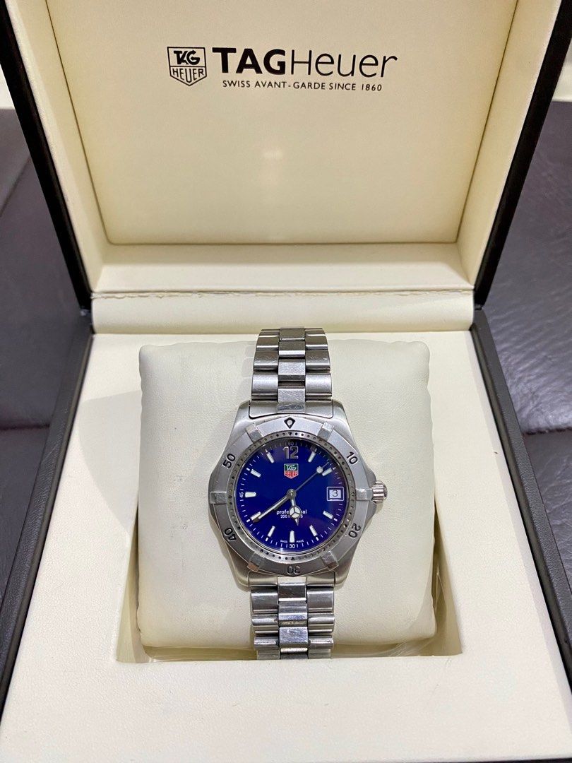 Tag Heuer Professional 2000 Mens Watch (Category: Luxury Watches) located in Manila. Submitted by jperks0102 (Listing ID 1243624017, Image 1). Description: Good condition, Watch only.