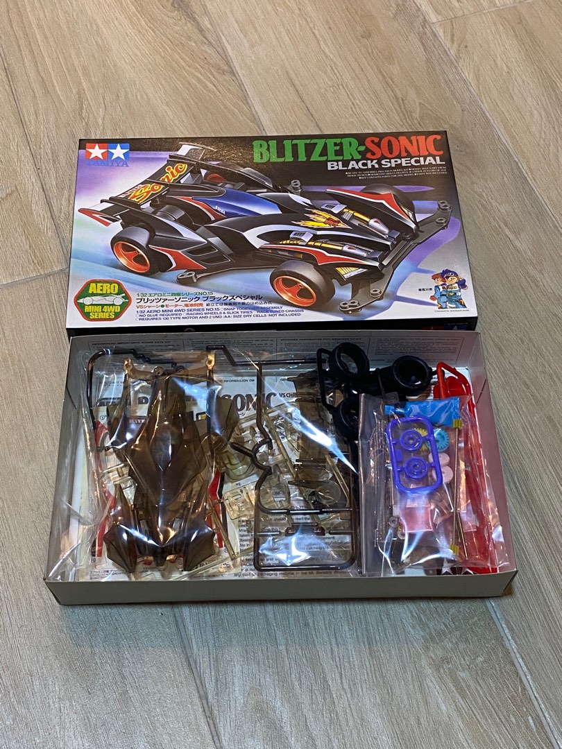 Tamiya Blitzer Sonic Black Special (4wd Mini), Hobbies & Toys, Toys & Games  on Carousell