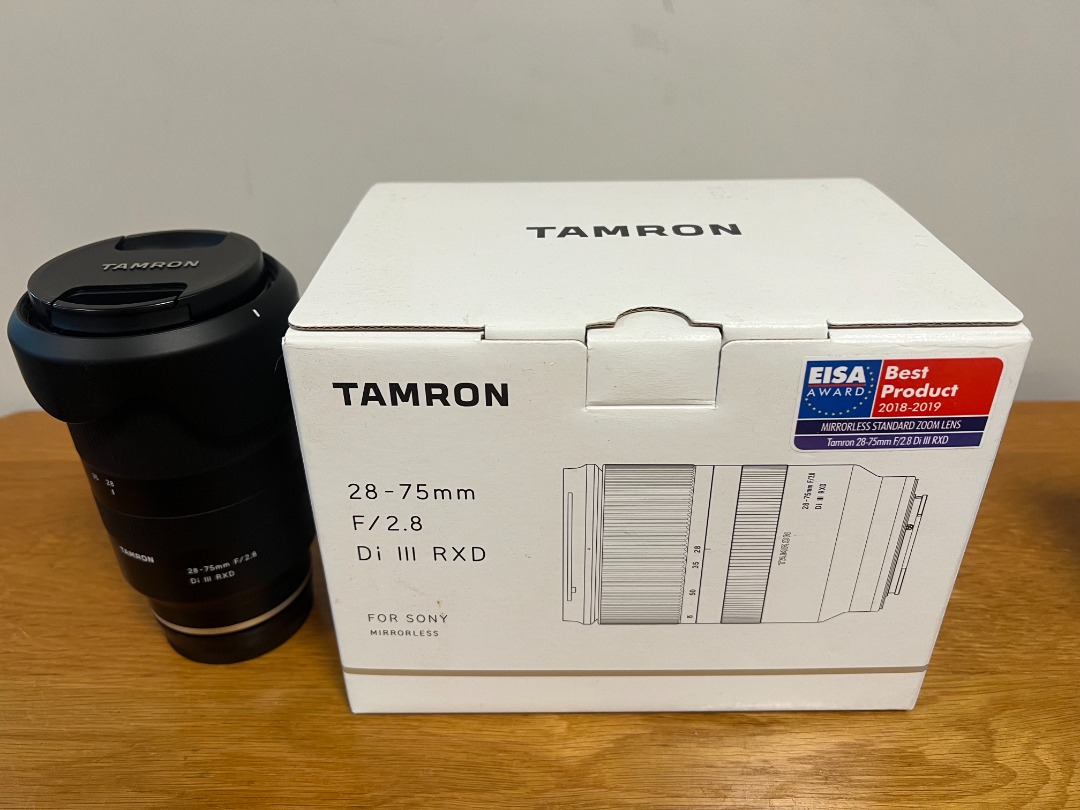 Tamron 28-75mm F2.8 Di III RXD (Model A036) Sony Mount, 攝影器材