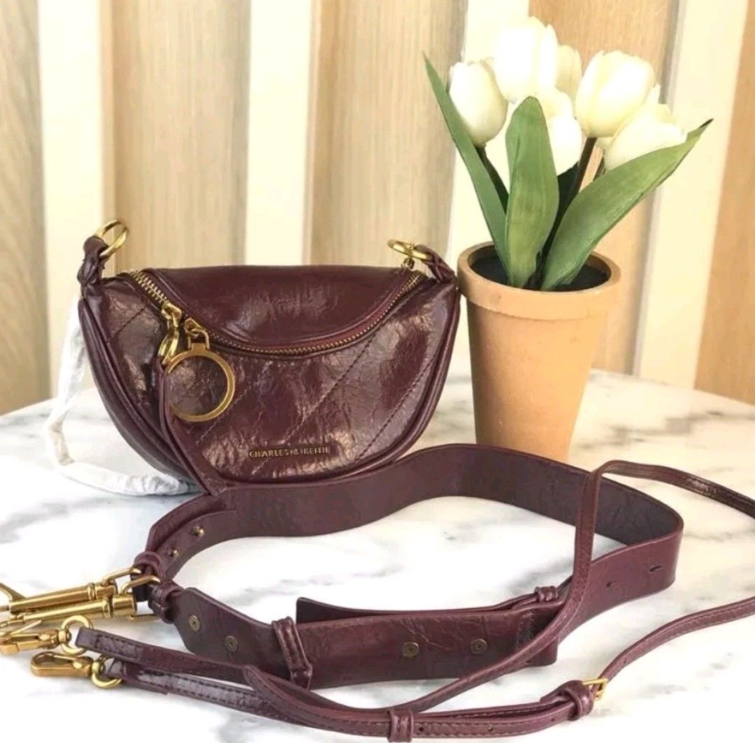 Ck wrinkled hotsell patent crossbody