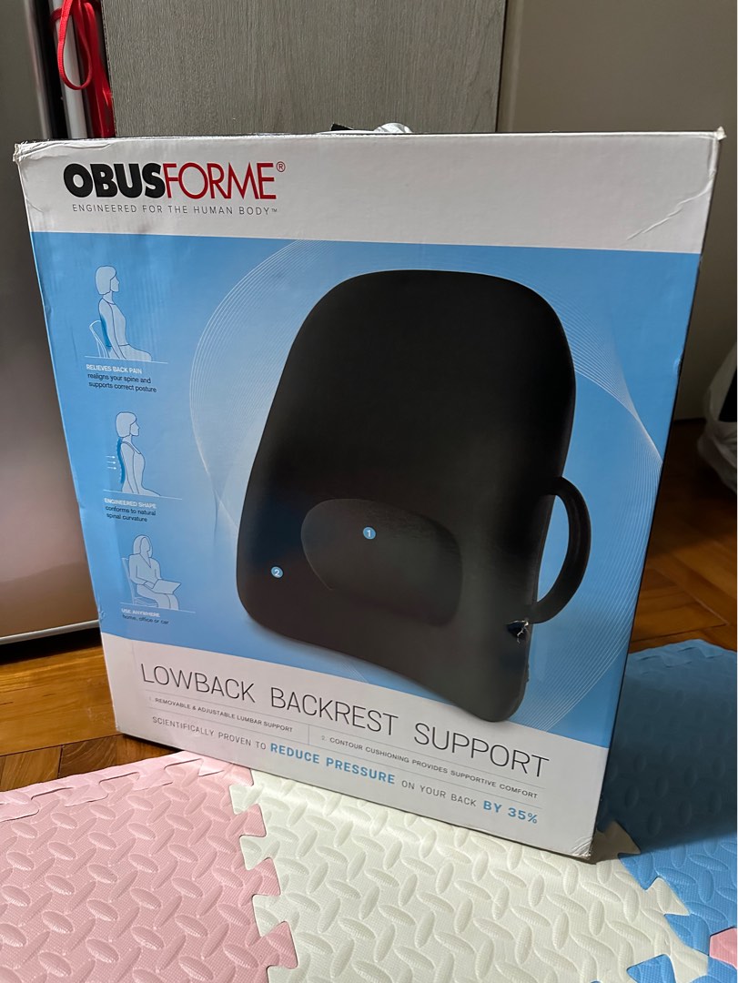 Obusforme lowback sales backrest support