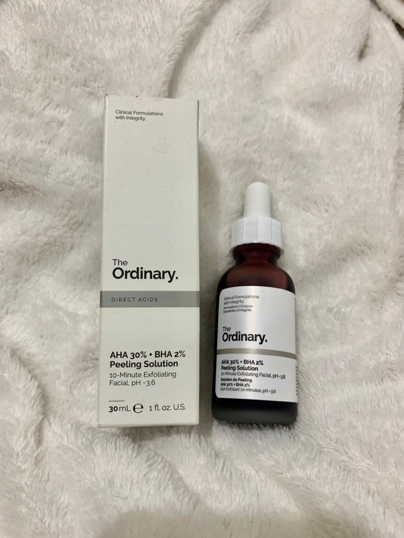 Authentic The Ordinary AHA BHA Peeling Solution, Beauty & Personal Care ...
