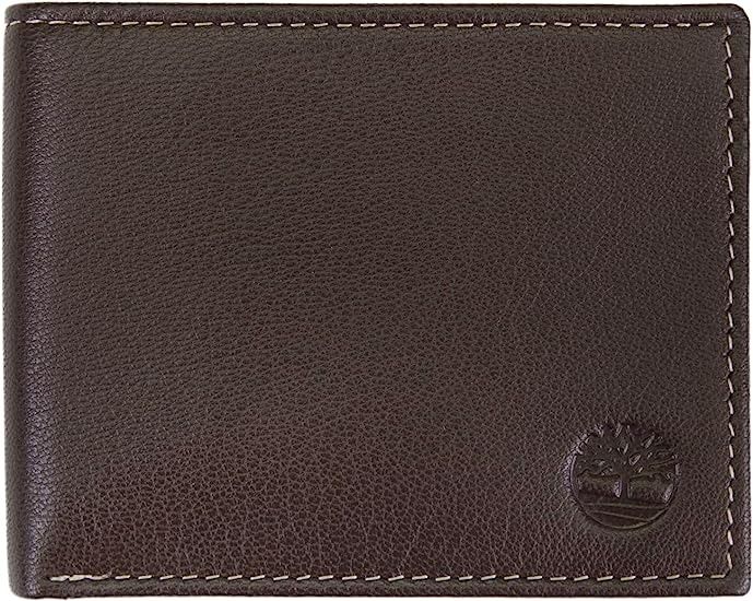 timberland wallet brown