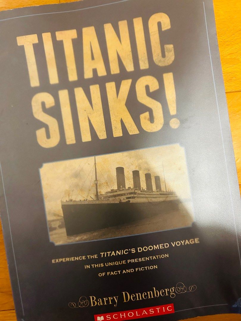 Titanic　興趣及遊戲,　故事書-　Carousell　Sink,　文具,　書本　小說