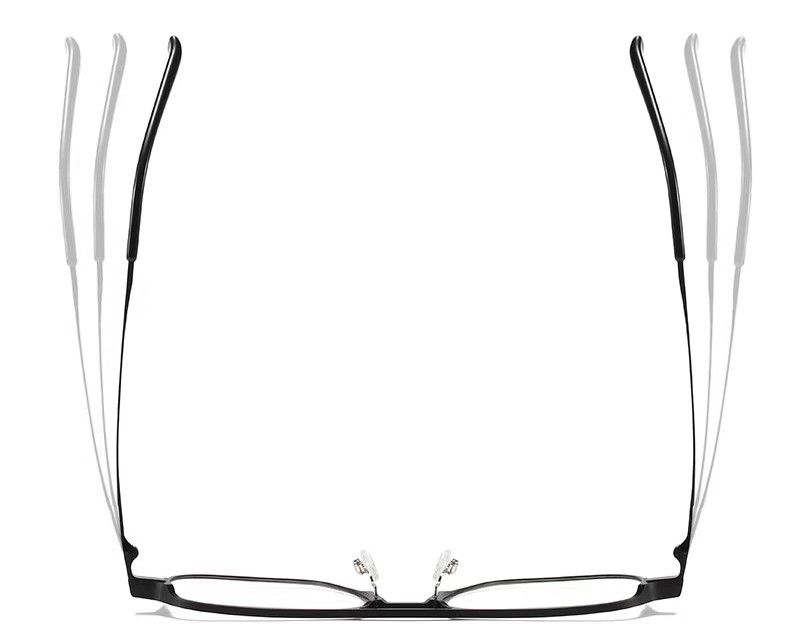 Titanium Aluminum snap on Glasses Frame Men Polarized Nignt