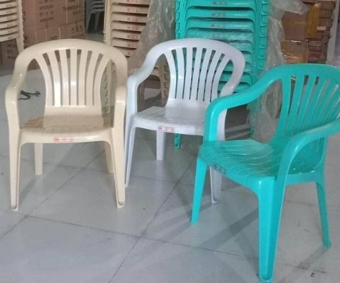 Monoblock chair deals with backrest
