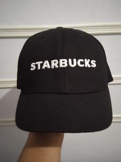 Topi starbucks visor pendek like new bgt