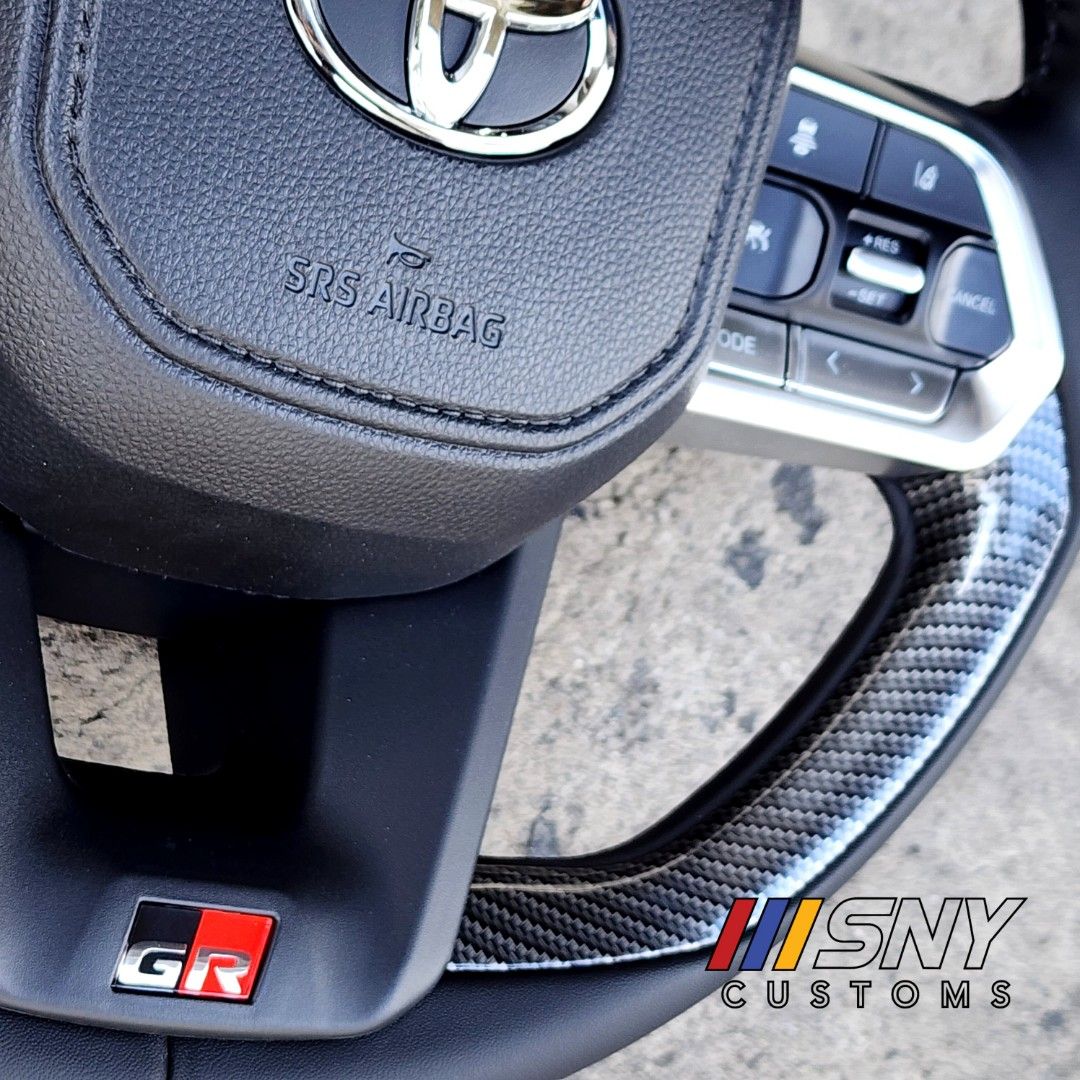 Toyota Carbon Steering Wheel Land Cruiser LC300 LC200 LC100 Fortuner