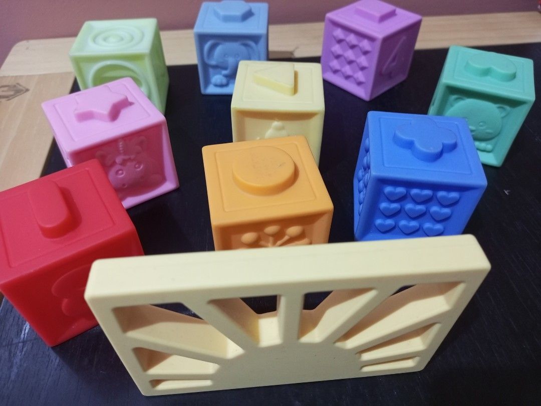 "Toys R us" Stacking Block for Baby (soft blocks) on Carousell