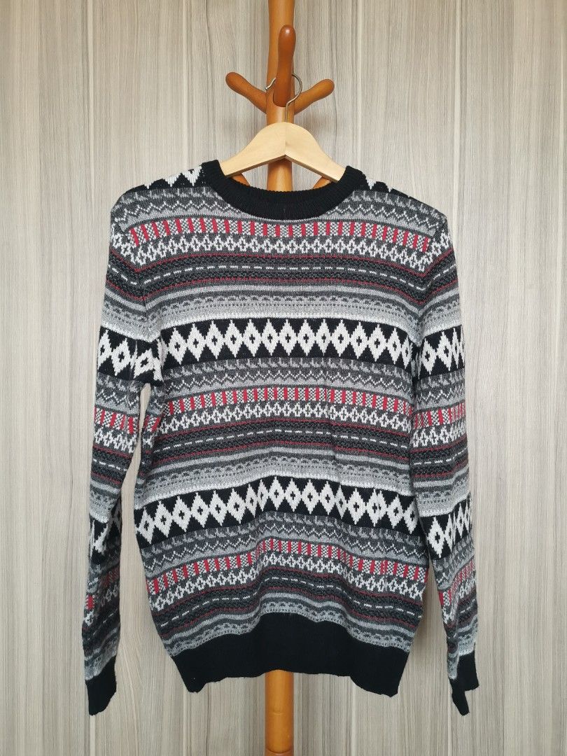 Ugly Christmas Sweater Men s Fashion Coats Jackets and