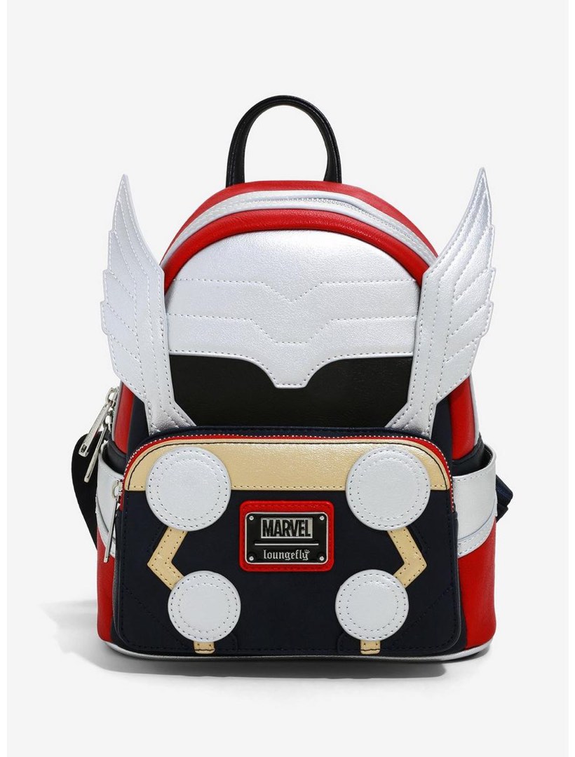 USA Loungefly Marvel Thor Figural Mini Backpack Bag Women s
