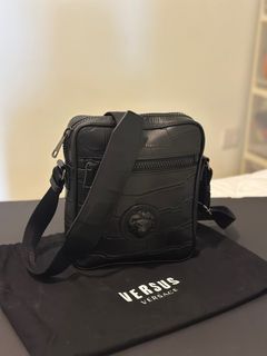 Versus Leather Sling Bag